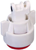 TeeJet TTI11008VPCE Turbo Induction Flat Spray Tip, Poly, 110°, White, Orifice 8