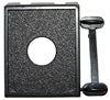 BLACK SWITCH PANEL 1-HOLE 1/2'' RND