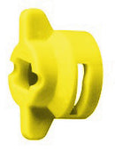 TeeJet CP233076CE Retrofit Cap for Hardi Nozzle Body - for Flat Spray Tips -Yellow, Celcon