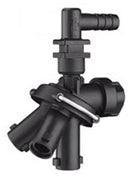 QUICKJET TRIPLE NOZZLE BODY - SINGLE BARB - 3/4" HOSE