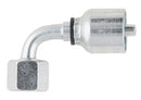 1/4 INCH HOSE X M14 METRIC L FEMALE ELBOW - 90 SWIVEL