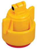 TeeJet AITTJ6011002VPCE AITTJ60 Air Induction TwinJet Twin Flat Spray Tip, Poly, 110°, Yellow, Orifice 2