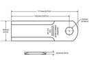 Kondex Straw Claw Chopper Blades for Gleaner & Massey Ferguson 71485615, 81431884 - 8-Pack