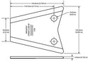 Kondex Straw Claw Chopper Blade & Hardware Kit for Case IH Flagship 47677377 - 4-Pack