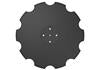 High Speed Disc Blade, 23" ( 580mm ) x 5mm, Notched Edge - For Pottinger TerraDisc Replaces 9771-03-0251