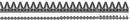 JD AH226569 40FT TAIL SEGMENT RH 4 SERRATION MEGATOOTH - DOUBLE DRIVE