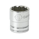 3/8" Drive 12 Point Standard SAE Socket 1/2"