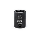 3/8" Drive 6 Point Standard Impact Metric Socket 15mm