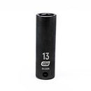 3/8" Drive 6 Point Deep Impact Metric Socket 13mm