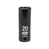 1/2" Drive 6 Point Deep Impact Metric Socket 20mm