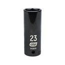 1/2" Drive 6 Point Deep Impact Metric Socket 23mm