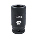 3/4" Drive 6 Point Deep Impact SAE Socket 1-1/4"