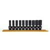 10 Piece 3/8" Drive 6 Point Deep Universal Impact Metric Socket Set