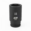 3/4" Drive 6 Point Deep Impact Metric Socket 33mm