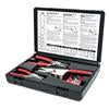 3 Piece Interchangeable Tip Convertible Retaining Ring Plier Set with Tips
