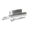 49 Piece 1/2" Drive 6 Point Standard and Deep SAE/Metric Mechanics Tool Set