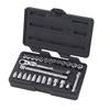 27 Piece 1/4" Drive Pass-Thru™ 6 Point Standard SAE/Metric Mechanics Tool Set