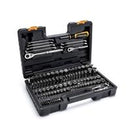 121 Piece 1/4” & 3/8” Drive 72-Tooth SAE/Metric Mechanics Hand Tool Set