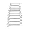 10 Piece Metric Midget Combination Wrench Set