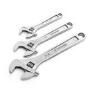 3 Piece Adjustable Wrench Set 6", 8" & 10"