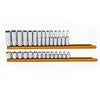 28 Pc. 3/8" Drive 6 Point Metric Standard and Deep Length Socket Set