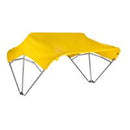Sun-Smart Tractor Canopy - 3-Bow, 40", Yellow, Fender Mounting Brackets