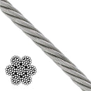7X19 GALV CABLE 3/16 INCH X 500' REEL