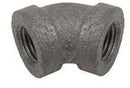 1/4 INCH X 1/4 INCH FNPT X FNPT  BLACK IRON ELBOW - 45