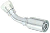 FEMALE SWIVEL 45 DEGREE BEND 1/4" HOSE X 1/4" BSPP
