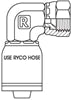 JIC FEMALE 90 DEGREE BEND FORGED WITH 7/8 INCH THREAD FOR 1/2 INCH HOSE