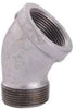 2 INCH X 2 INCH MNPT X FNPT  GALVANIZED STREET ELBOW - 90