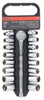 21 PIECE 1/4" DRIVE SOCKET SET