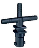 QUICKJET TRIPLE BARB NOZZLE BODY - 3/4" HOSE - NO DIAPHRAGM