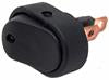 OVAL ROCKER WITH RED LED 16A 12V