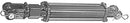 Cross Hydraulic Cylinder 308DE - 3" x 8" ASAE, with Mechanical Depth Stop