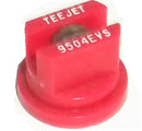 TeeJet TP9504EVS Flat Spray Flat Spray Tip, Poly/Stainless, 95°, Red, Orifice 4, Banding