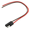 FEMALE FLAT CONN.-2 POLE WITH 60'', 16GA.W