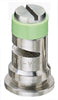 TeeJet TFVS75 Turbo Flood Wide Angle Spray Tip, Poly/Stainless, Green, Orifice 7.5