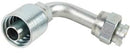 3/4 INCH HOSE X 1-3/16 JIC FEMALE ELBOW - 90 SWIVEL