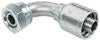 1/4 INCH HOSE X 1/4 BSPP FEMALE ELBOW - 90 SWIVEL