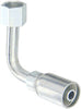 FEMALE SWIVEL 90 DEGREE LONG DROP 1/2" HOSE X 1/2" ORF