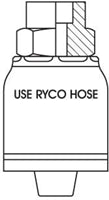 SALVAGE WITH 3/8 INCH THREAD FOR 3/8 INCH HOSE