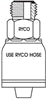 ORFS MALE WITH 9/16 INCH THREAD FOR 1/4 INCH HOSE