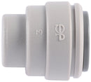 GRAY ACETAL END STOP 1/4