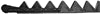RIVETED 9' HAY MOWER KNIFE FOR CASE IH / FORD / NEW IDEA - REPLACES 101988C95 - UNDERSERRATED SECTIONS