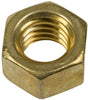 MANIFOLD NUT. 7/16"-20 HEX BRASS NUT
