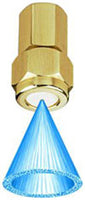TeeJet DVP7 ConeJet Core Orifice 7, Poly, Brown, Air Blast