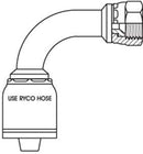 JIC FEMALE 90 DEGREE LONG BEND WITH 7/8 INCH THREAD FOR 5/8 INCH HOSE