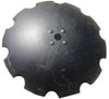 Disc Blade - 28" x 8MM, Notched, 1-5/8" Round Axle