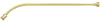 TeeJet 667118 Curved Spray Wand Extension with Fixed Body, Brass, 18", 11/16" Cap Thread, 125 PSI